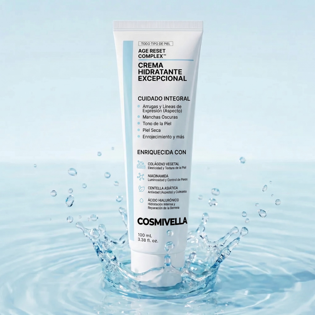 Cosmivella - Crema Facial Coreana Hidratante y Regeneradora - Efecto Reafirmante con Baba de Caracol y Colágeno