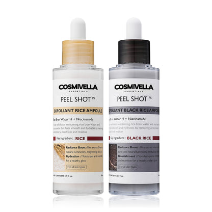 Dúo de Ampollas de Arroz Peel Shot Glow