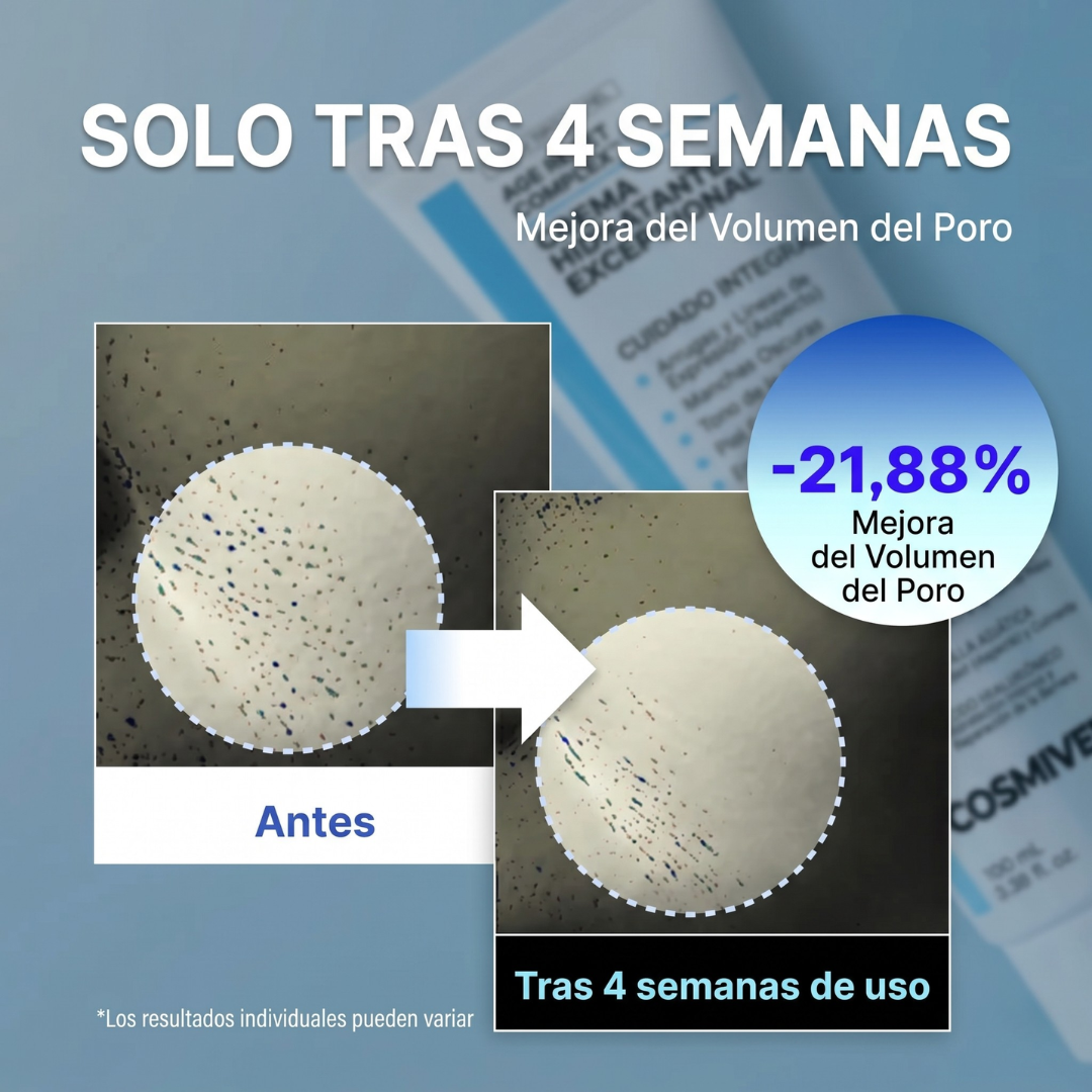 Cosmivella - Crema Facial Coreana Hidratante y Regeneradora - Efecto Reafirmante con Baba de Caracol y Colágeno