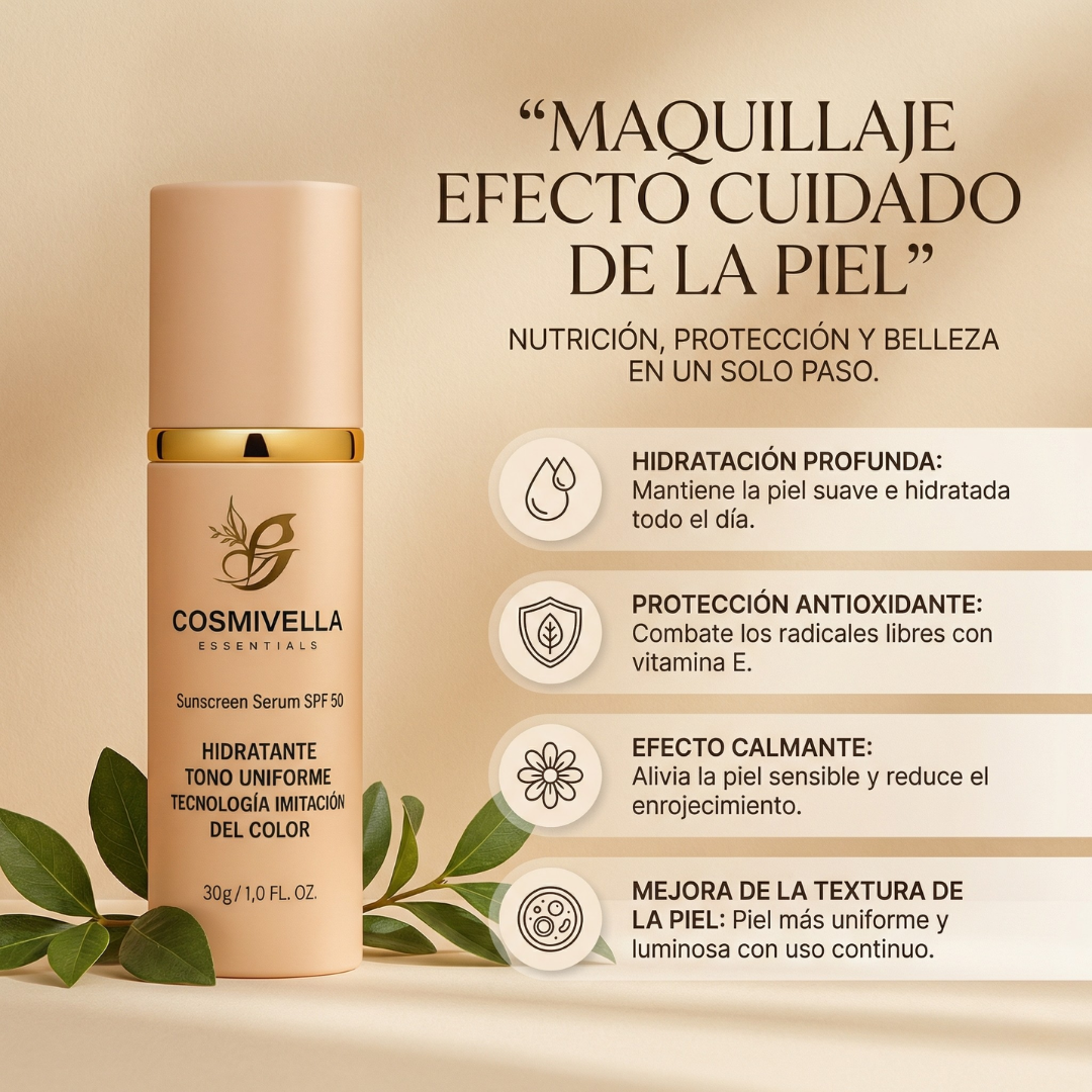 Base de Maquillaje 4 en 1 SPF50+ Viral en Tik Tok