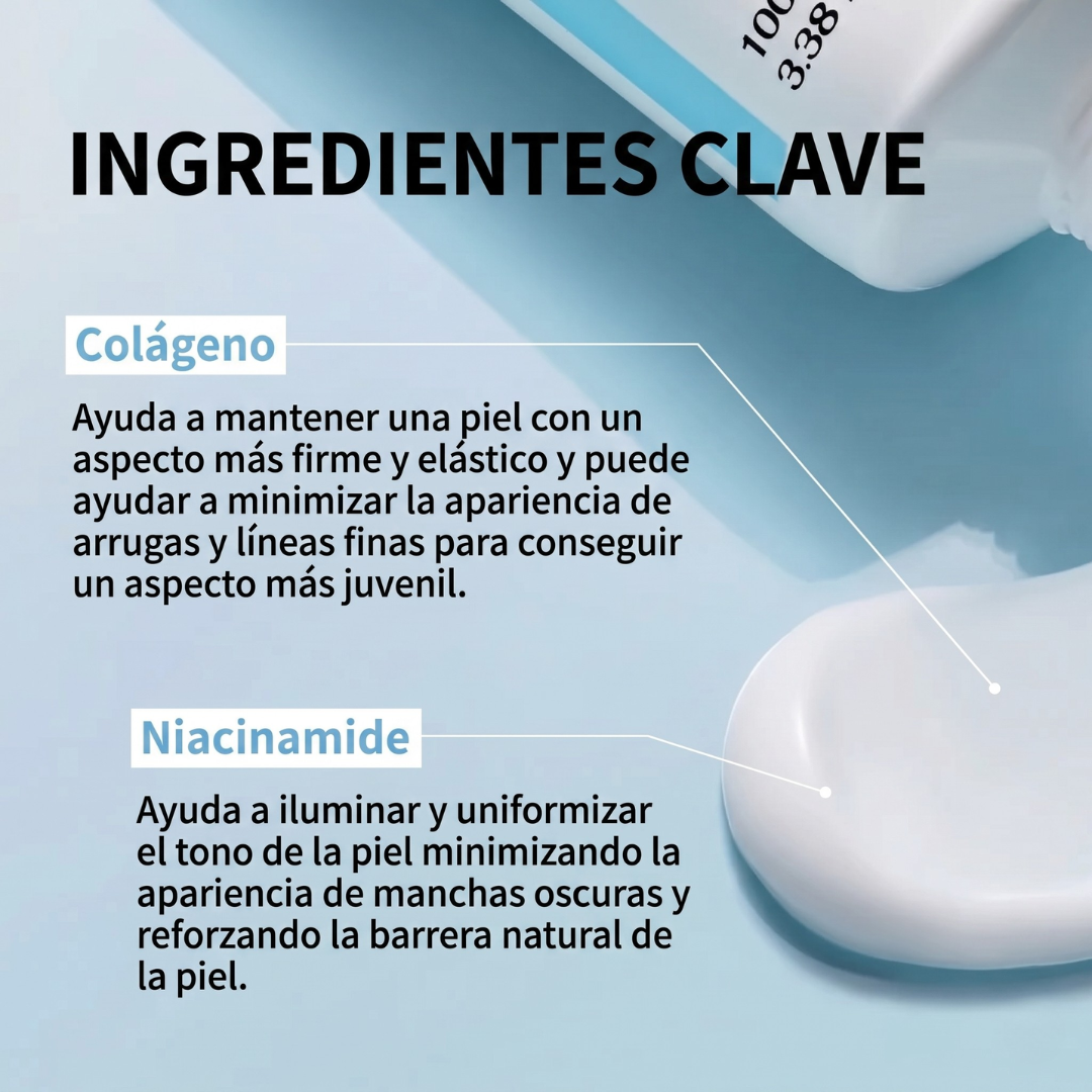 Cosmivella - Crema Facial Coreana Hidratante y Regeneradora - Efecto Reafirmante con Baba de Caracol y Colágeno