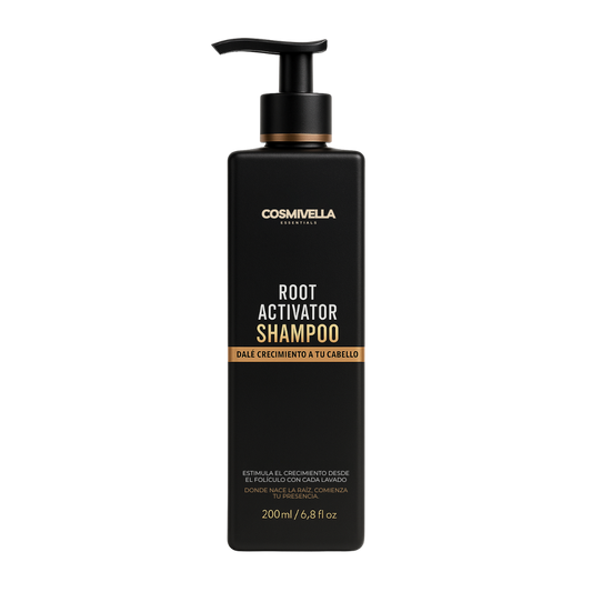 Champú activador de raíces para hombres con caída del cabello: aumento del crecimiento capilar con solo 4 lavados a la semana